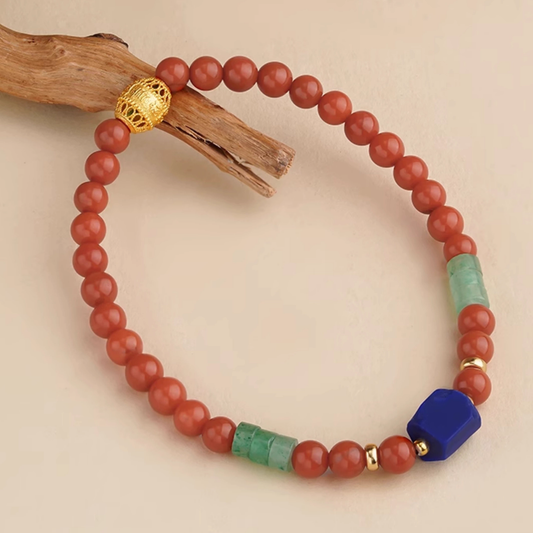 Agate Bead Bracelet