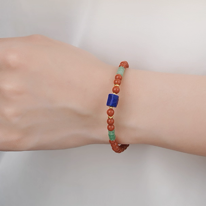 Agate Bead Bracelet