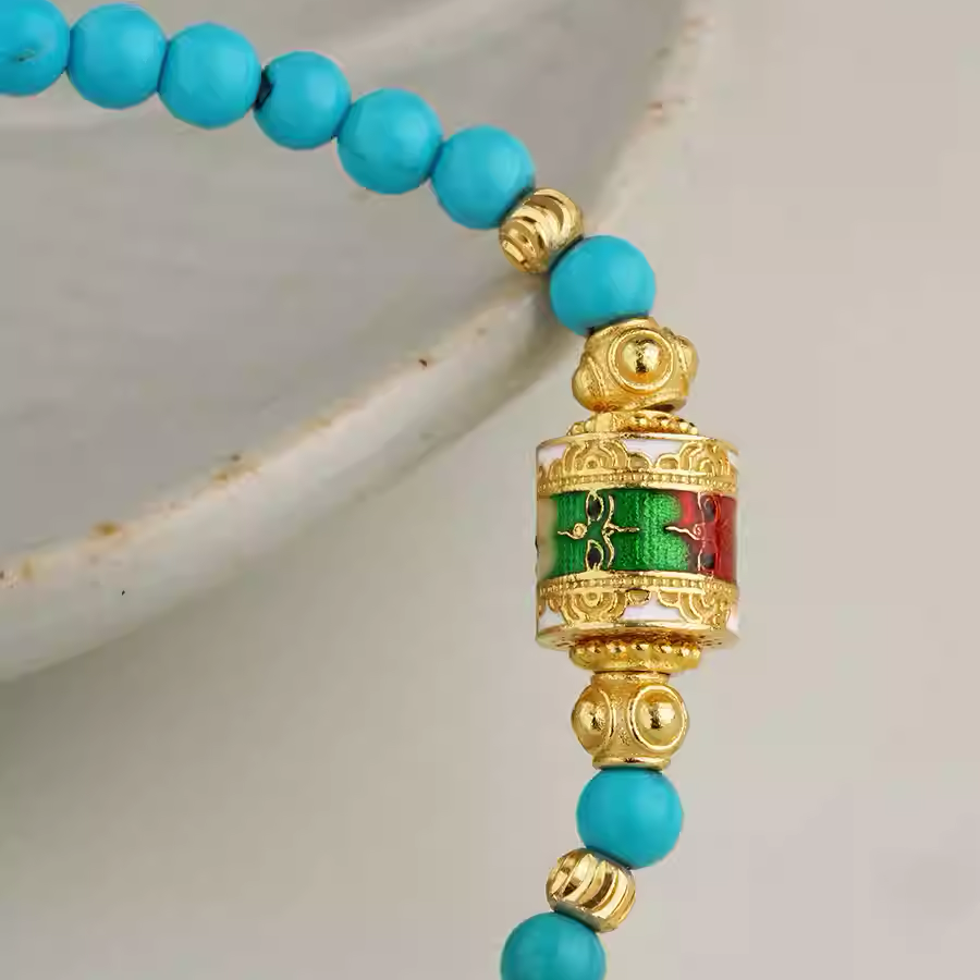Turquoise Bead Bracelet
