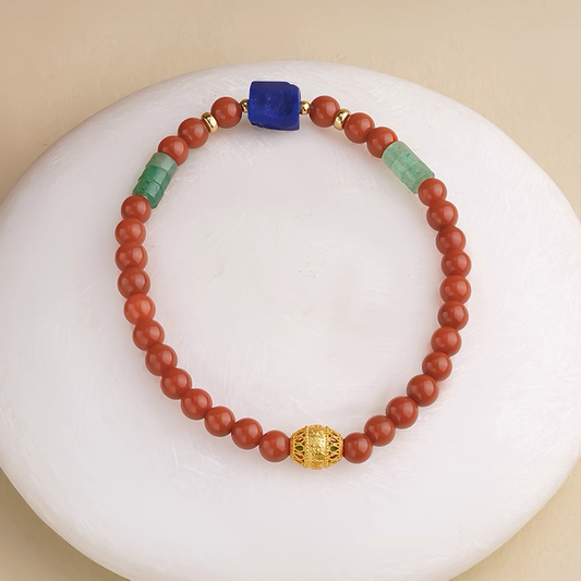 Agate Bead Bracelet