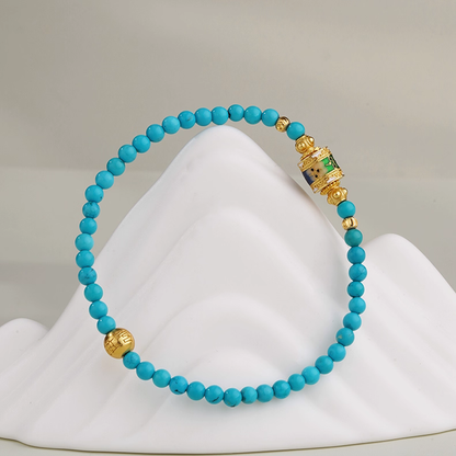 Turquoise Bead Bracelet